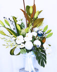 Wintry White Wonderland Bouquet + Vase!