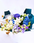 Seasonal Blue-Purple Graduation Bouquet