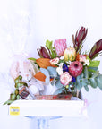 Surprise, You Deserve It! - Flowers + Candle + Gifts