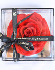 Valentine's Day Flowers - Everlasting Mirror Rose Glass Container