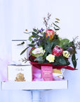 Surprise, You Deserve It! - Flowers + Candle + Gifts