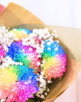 Rainbow Mum Flowers Bouquet