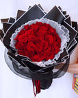 49厄瓜多尔红玫瑰花束
