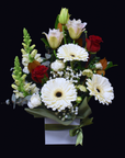 Red White Flowers Box