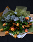 Orange Tulips Bouquet (Standard)