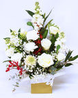 Florist's Medium White Flowers Box