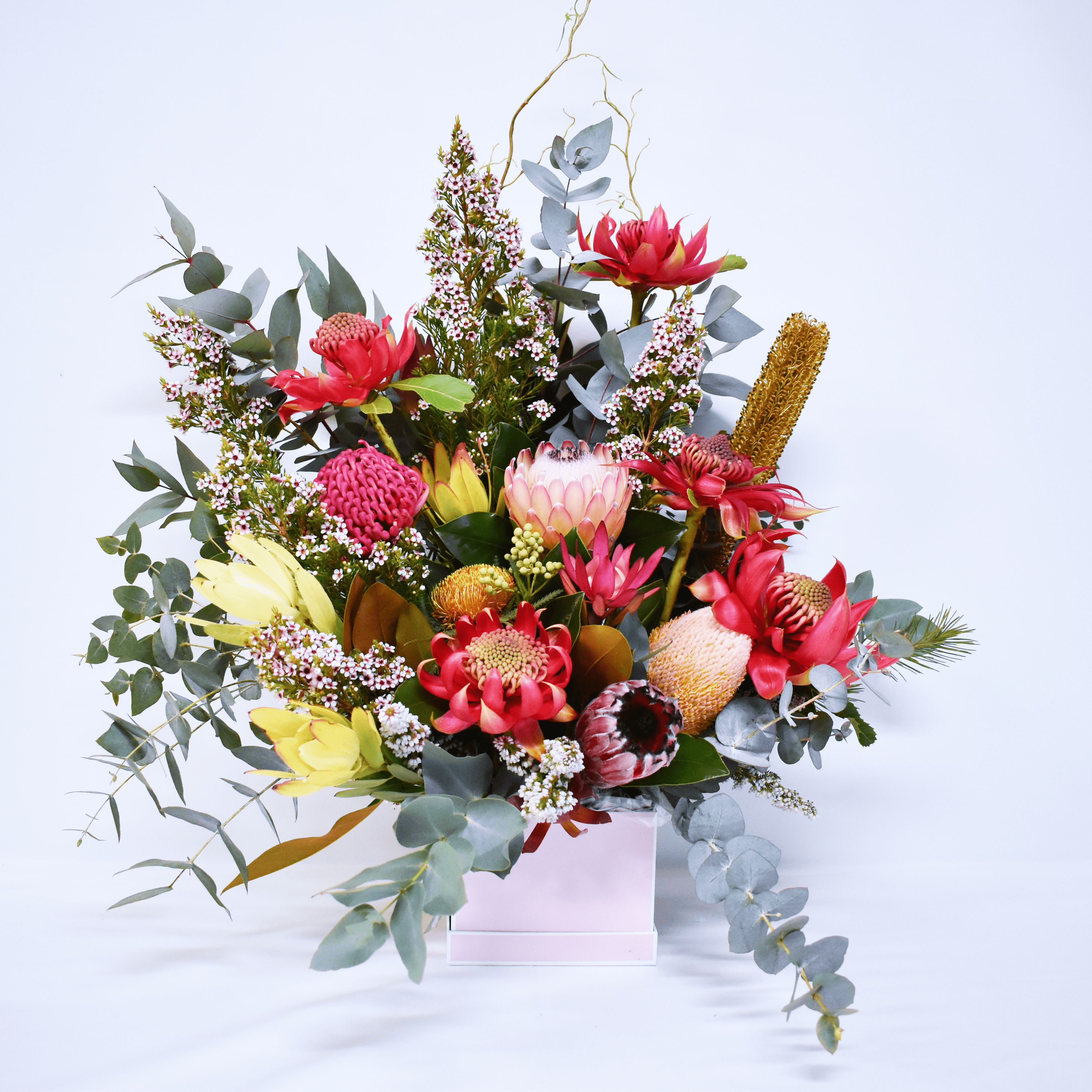 Deluxe Waratah Native Flowers Box
