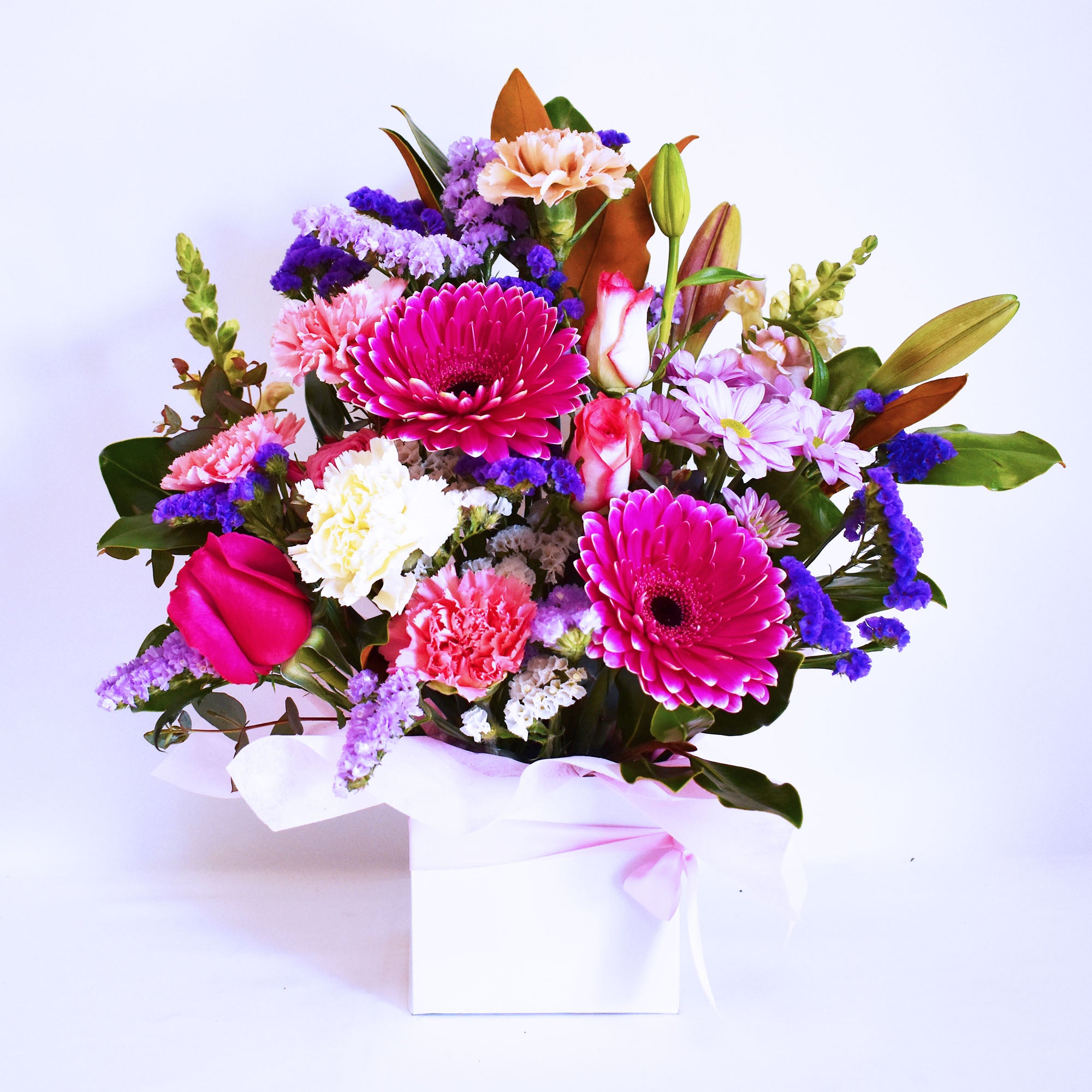 Pink Colour Pop Gerbera Box