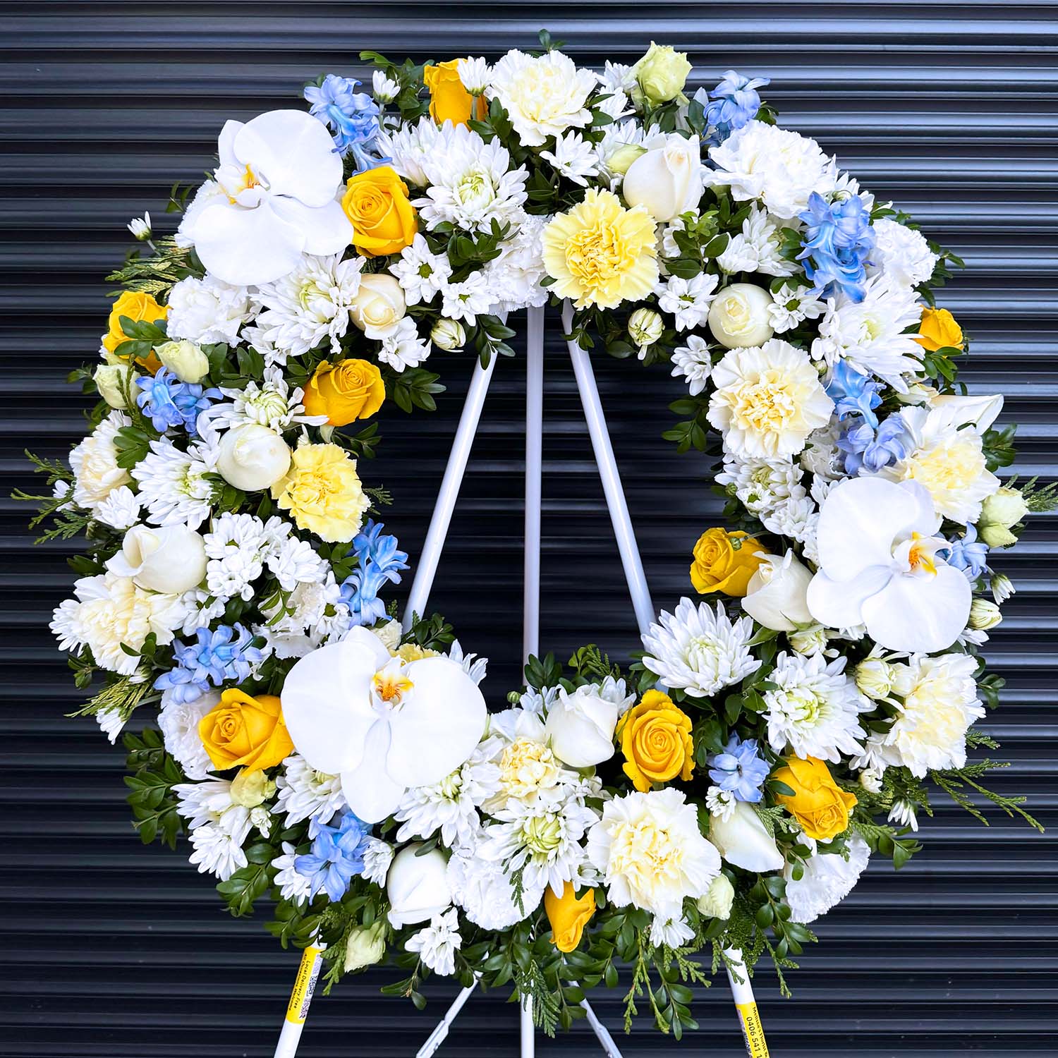 Van Gogh's Starry Night Funeral Flower Wreath