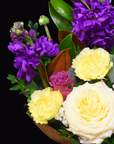 Purple Yellow Flowers Posy