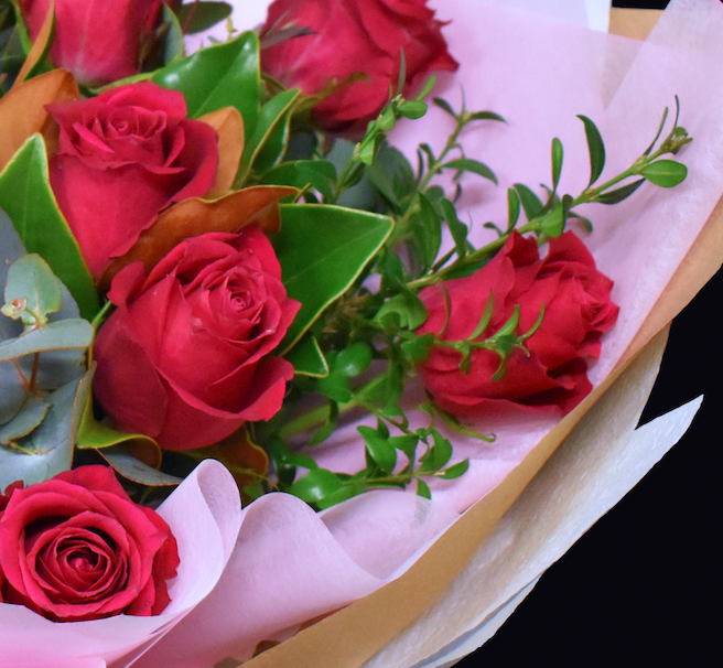 Red-Pink Roses Bouquet