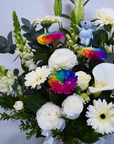White & Rainbow Flowers Box (Premium)