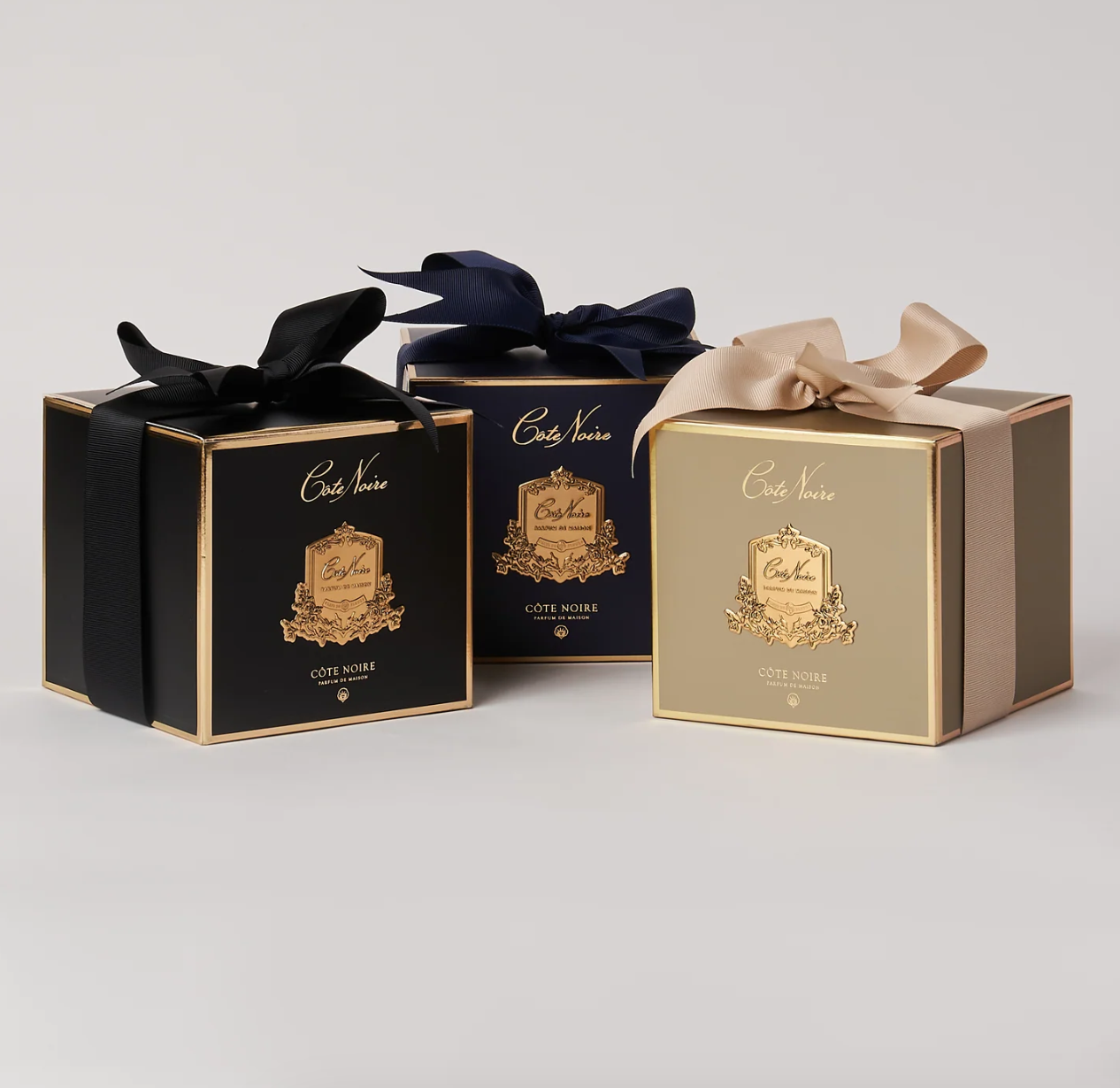 Côte Noire Black Art Deco Candle