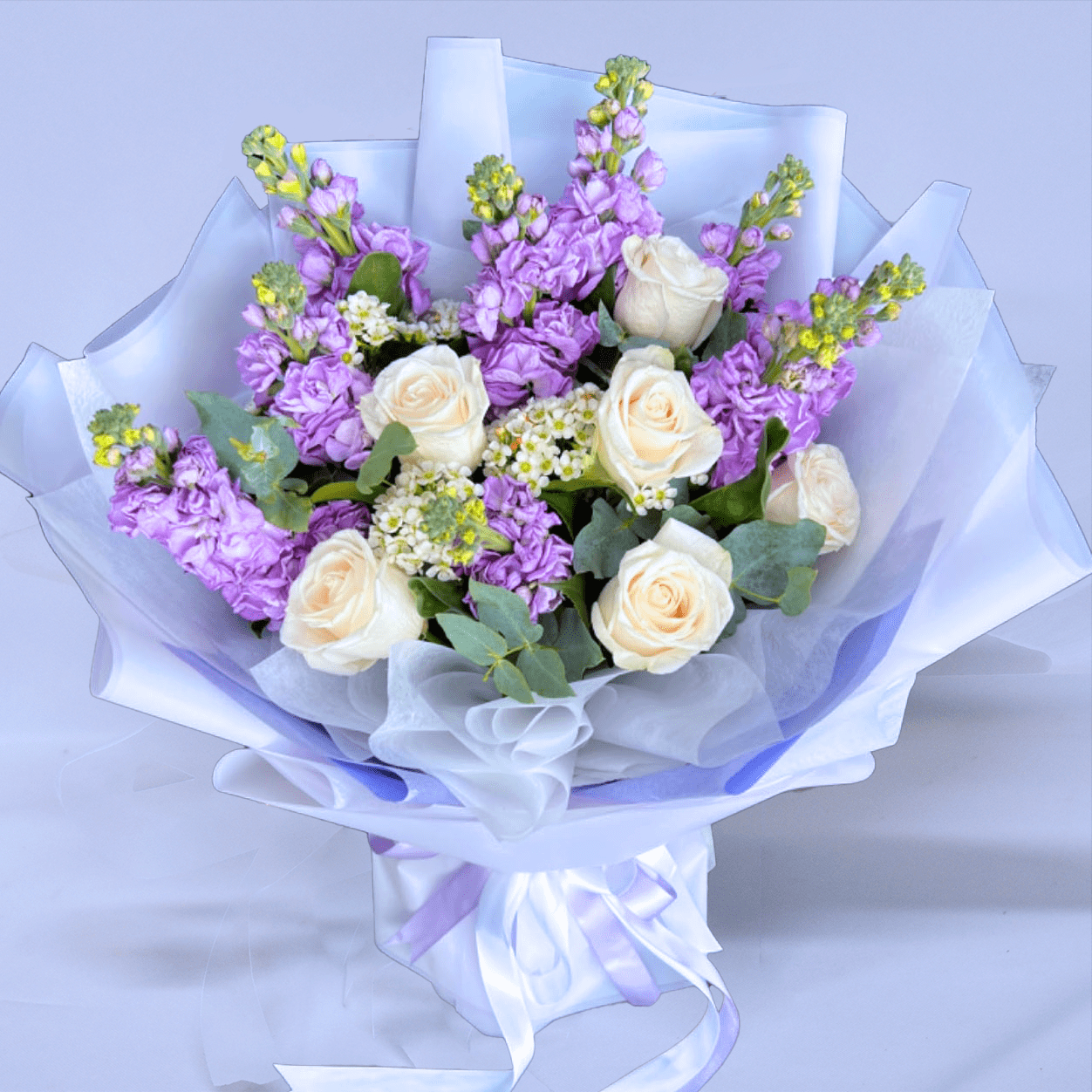 Lavender bouquet deals