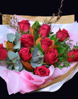 Red-Pink Roses Bouquet