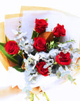 Valentine's Day Flowers - Medium Red Roses Bouquet