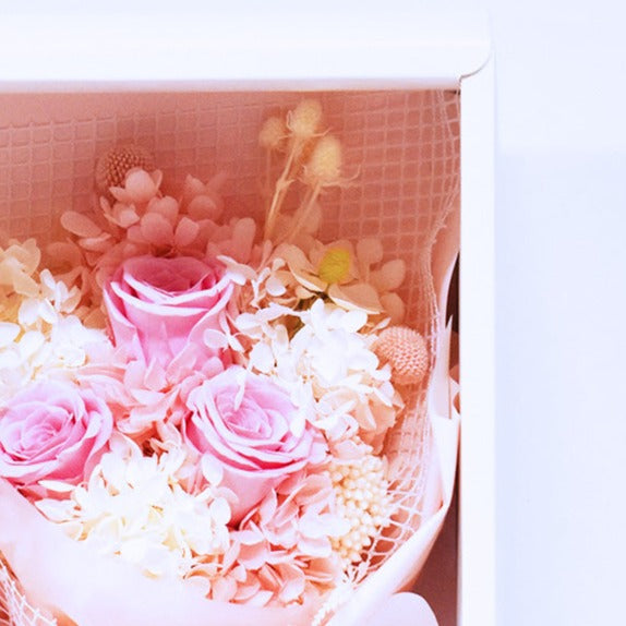 Pretty Pink Forever Flowers Bouquet | Dried Flower Bouquet | Everlasting Bouquet