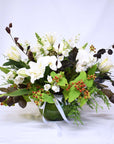 Evergreen Glade Centrepiece + Vase