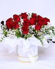 Valentine's Day Flowers - True Love Red Rose Hatbox