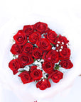 Valentine's Day Flowers - True Love Red Rose Bouquet