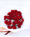 Valentine's Day Flowers - True Love Red Rose Bouquet