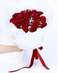 Valentine's Day Flowers - True Love Red Rose Bouquet