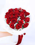 Valentine's Day Flowers - True Love Red Rose Bouquet