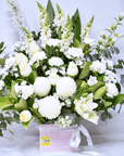 Florist's Large White Flowers Box