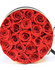 Valentine's Day Gifts - Everlasting Luxe Roses Gold Hatbox