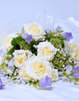 Lychee-scented White Rose Bouquet