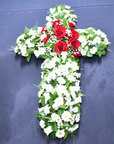 Ivy Blue Funeral Cross