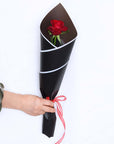 Valentine's Day Flowers - Wrapped Red Rose