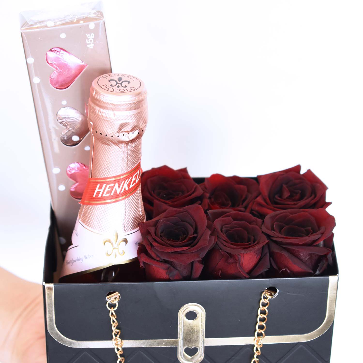 Valentine's Day Flowers - Sweet Darling Gold Chain Purse