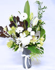 Wintry White Wonderland Bouquet + Vase!