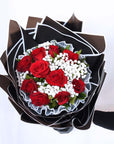 Valentine's Day Flowers - True Love Red Rose Bouquet