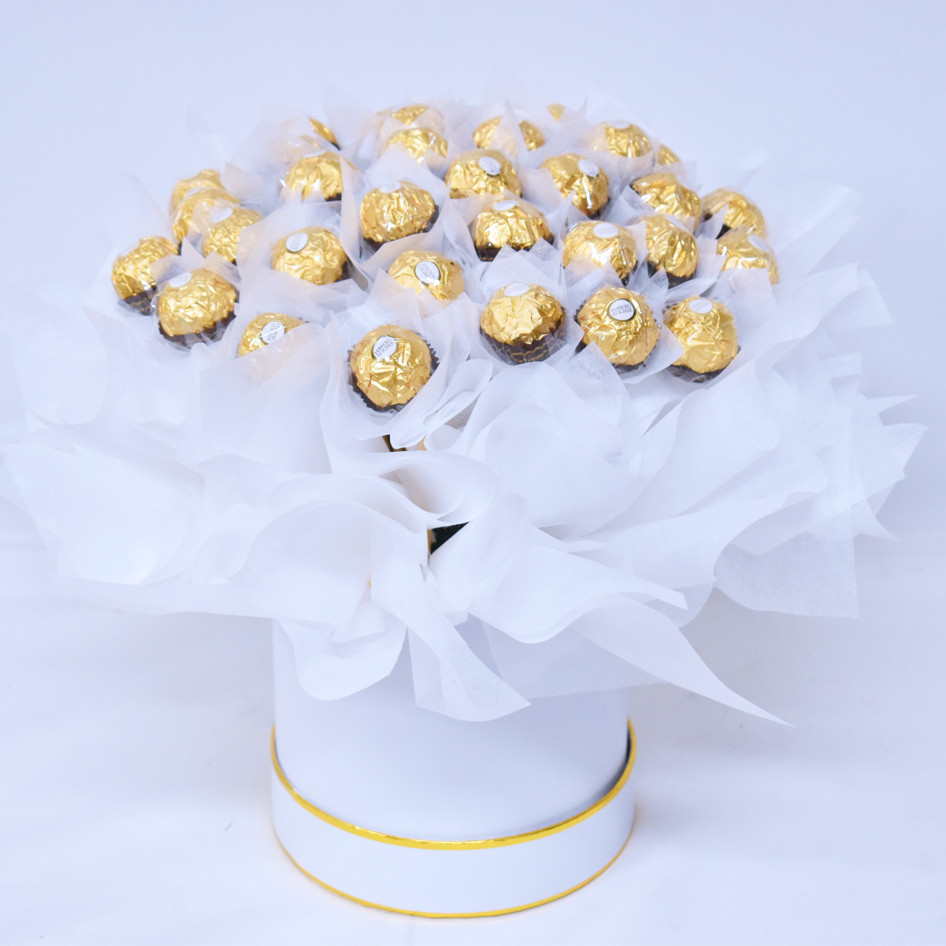 Ferrero Rocher Chocolate Flower Hatbox
