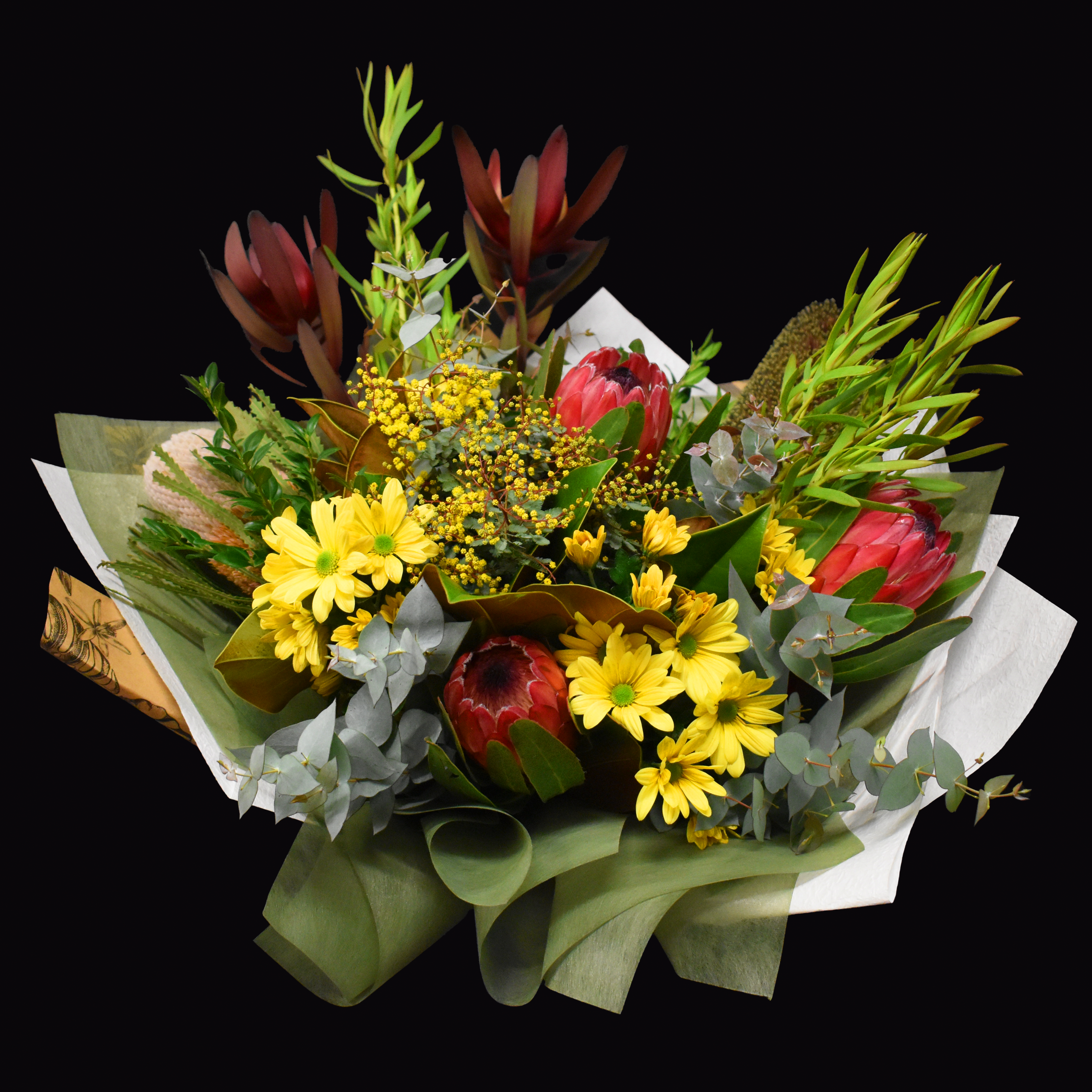 Banksia Native Flowers Bouquet (Premium)