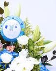 Jubilant Baby Boy + Vase!