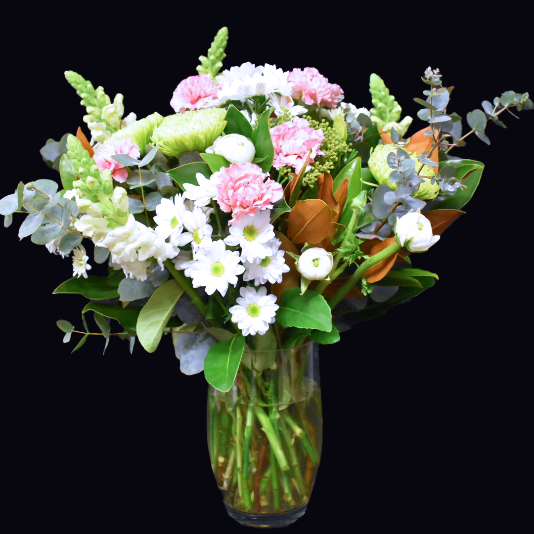 Premium Spring Blossoms Bouquet + Vase!