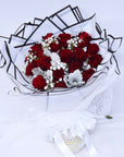 Valentine's Day Flowers - True Love Red Rose Bouquet