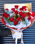 Valentine's Day Flowers - Elegy of Red Roses Bouquet