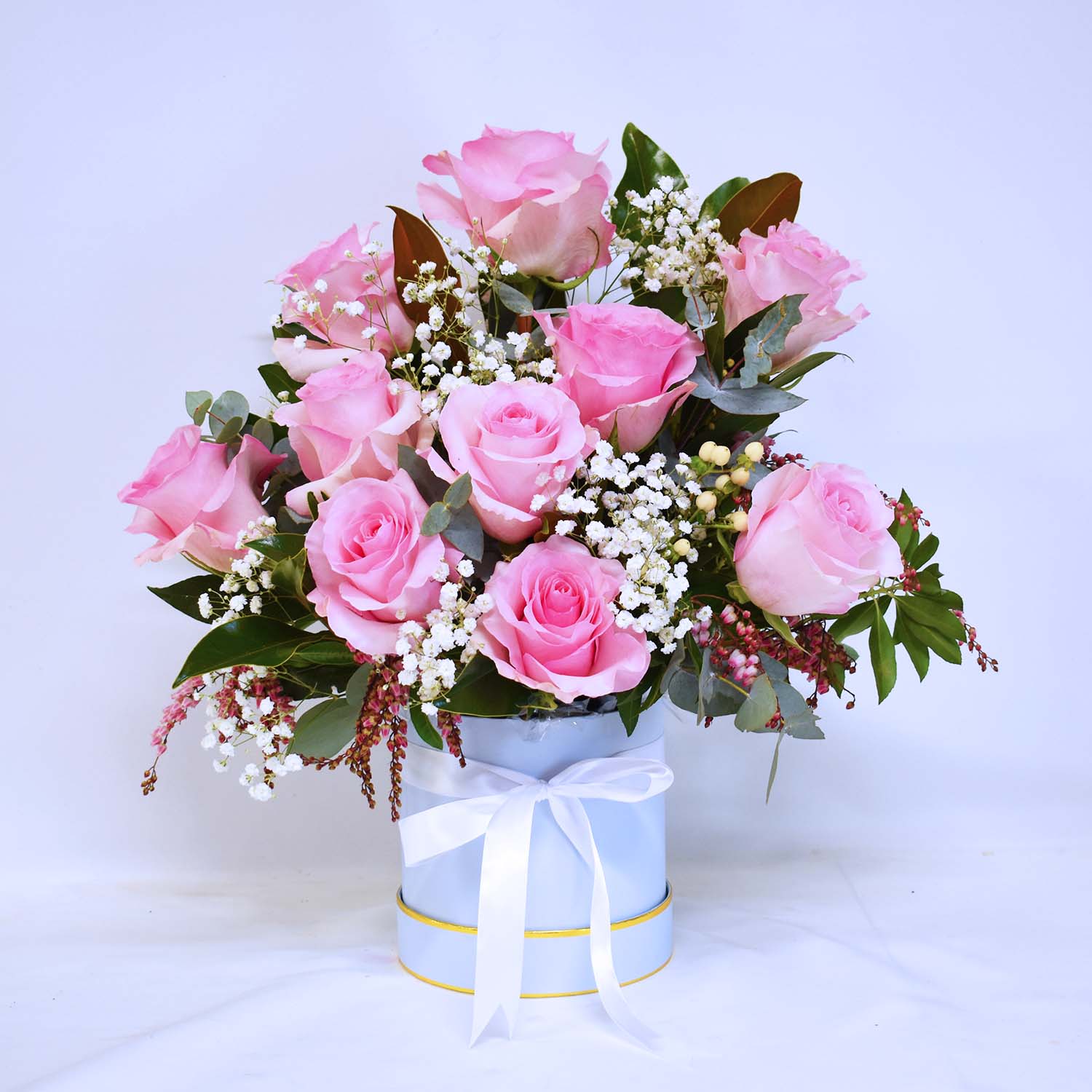 Valentine's Day Flowers - Lucky Dip Rose Hatbox