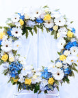 Van Gogh's Starry Night Funeral Flower Wreath