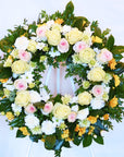 Pistachio Biscotti Funeral Flower Wreath