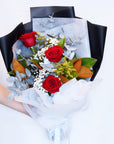 Valentine's Day Flowers - Holy Trinity Red Rose Bouquet