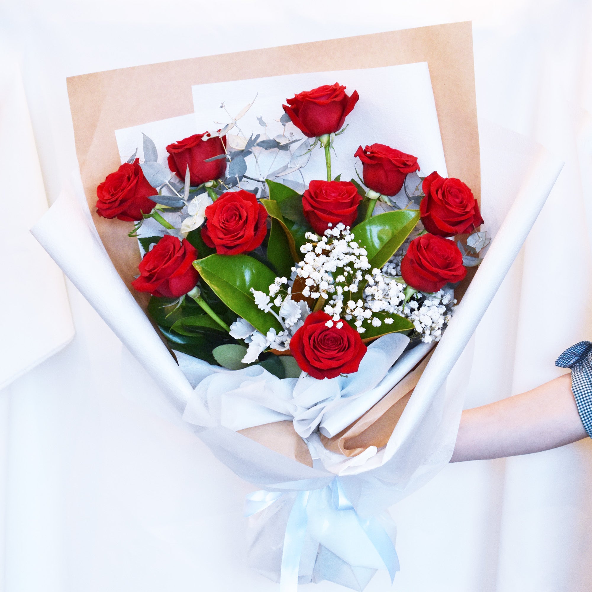 Valentine's Day Flowers - Elegy of Red Roses Bouquet