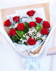 Valentine's Day Flowers - Elegy of Red Roses Bouquet