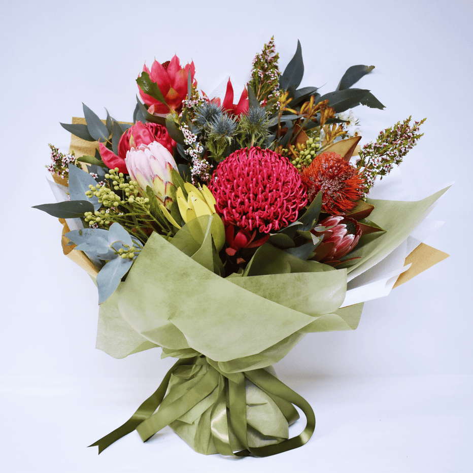 Waratah Native Flowers Bouquet Melissa's Florist Melissa's Florist