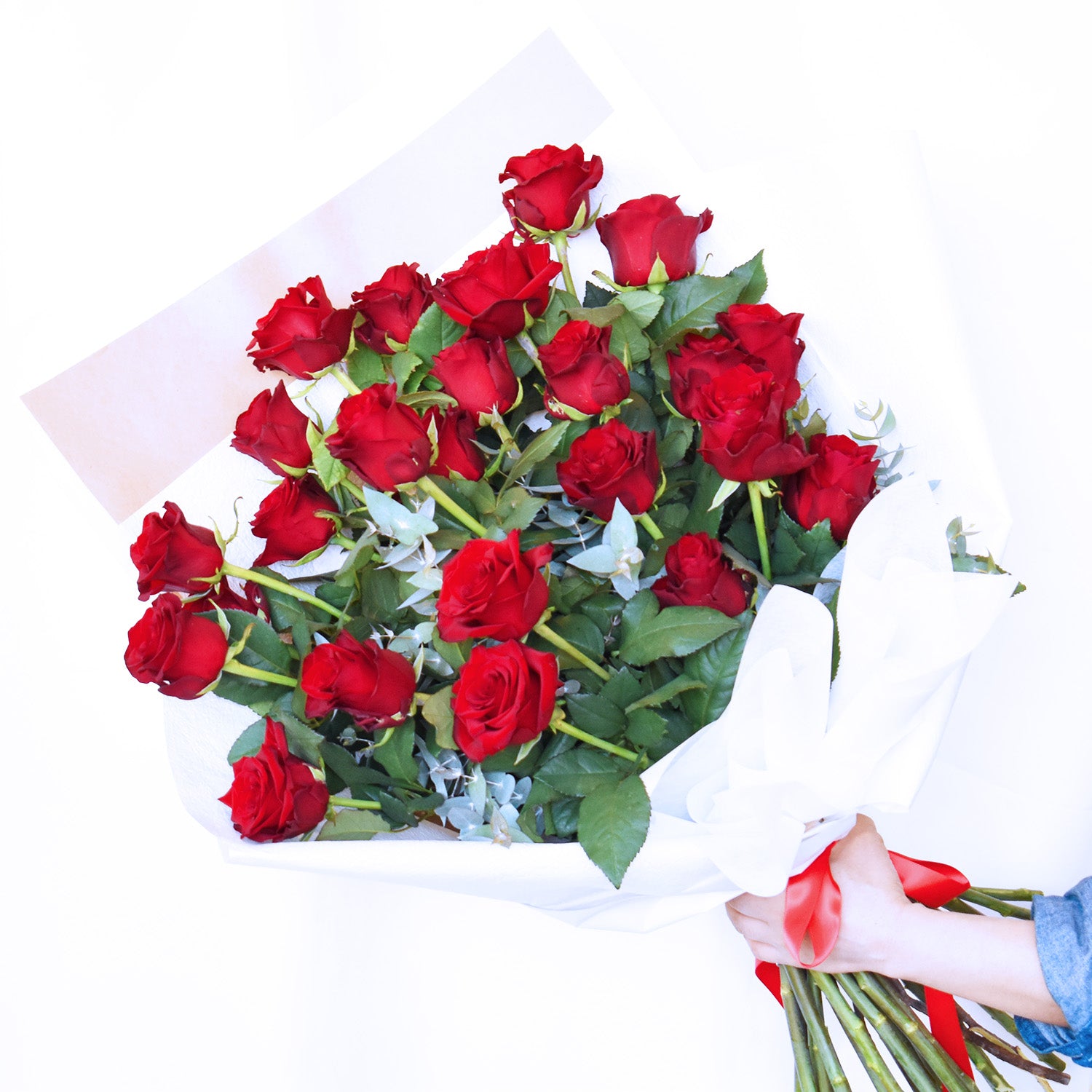 Valentine's Day Flowers - Elegy of Red Roses Bouquet