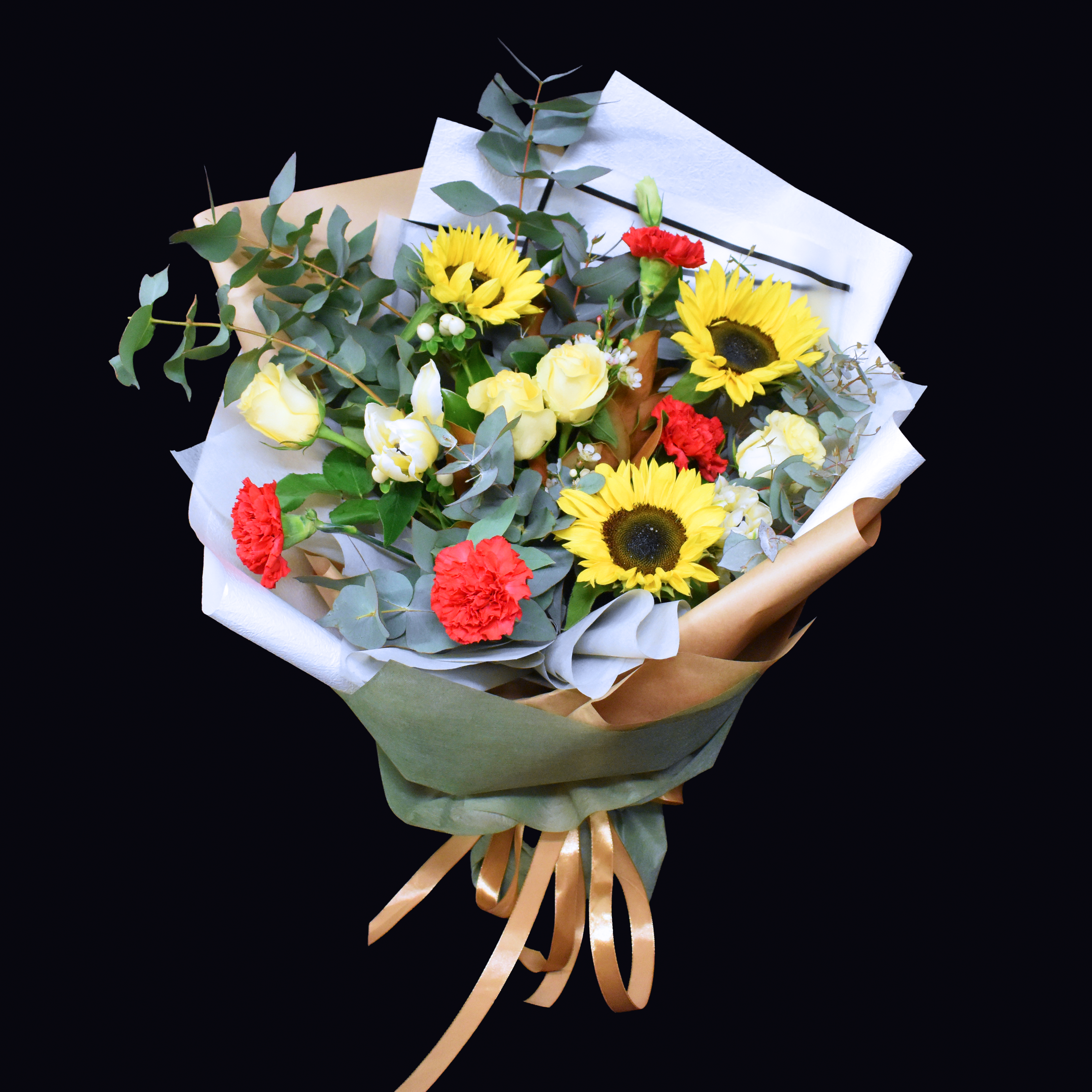 Golden Sunflower Bouquet (Standard)